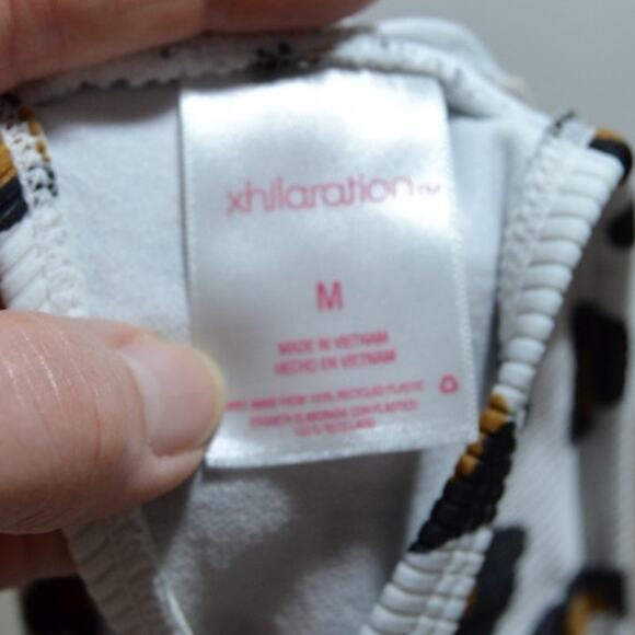 Xhilaration Leopard Print Bikini Top is Medium Bottoms are Small - Picture 3 of 4